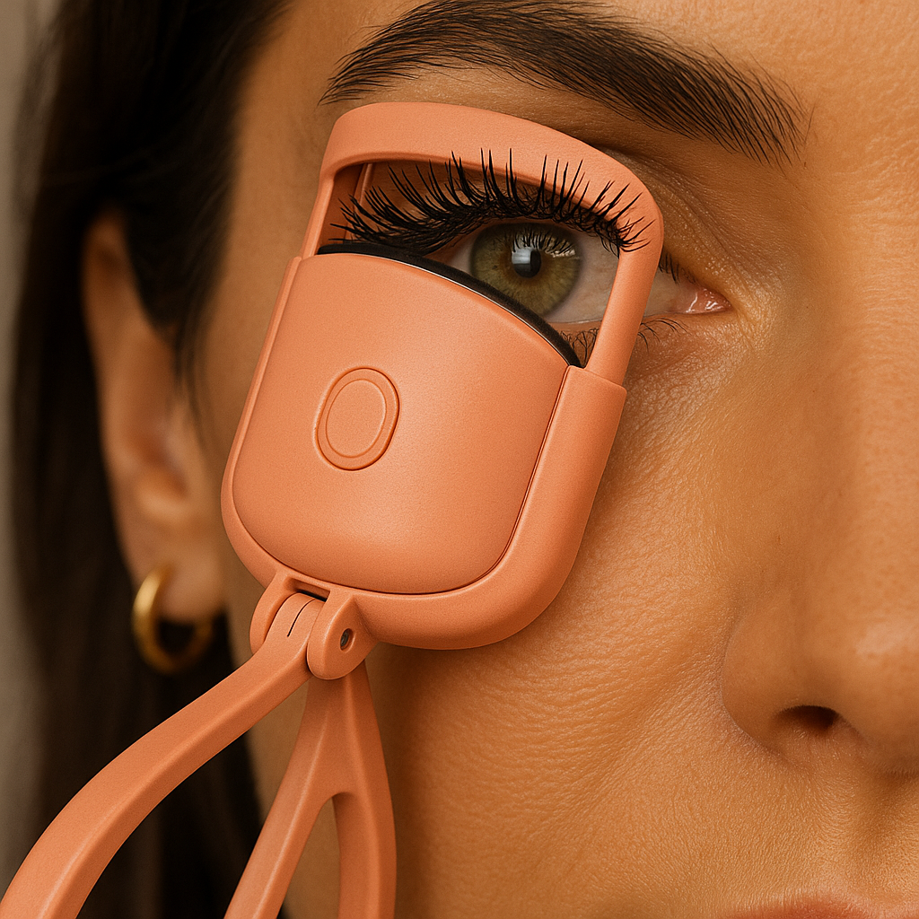 Heated eyelash curler